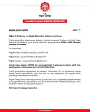 Niğde'de Yeni Hız Kontrol Sistemi!